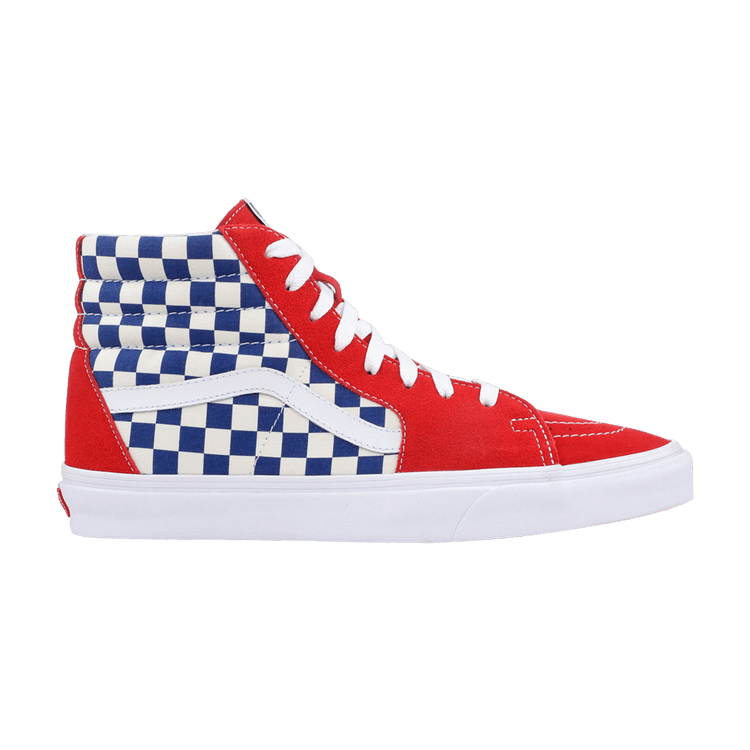 Vans Sk8-Hi BMX Checkerboard True Blue Red