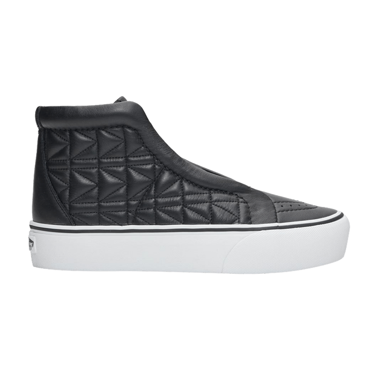 Vans Sk8-Hi Laceless Platform Karl Lagerfeld Quilt Black