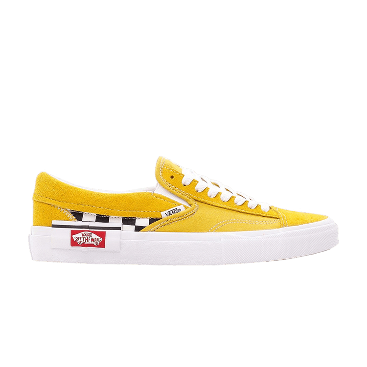 Vans Slip-On Cap Checkerboard Yolk Yellow