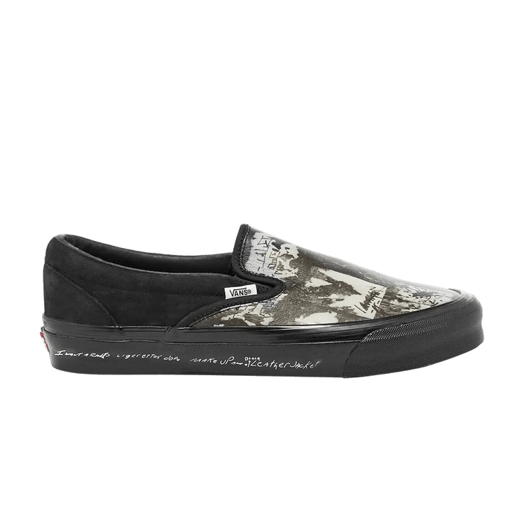 Vans Classic Slip-On LX Jim Goldberg Black Wall