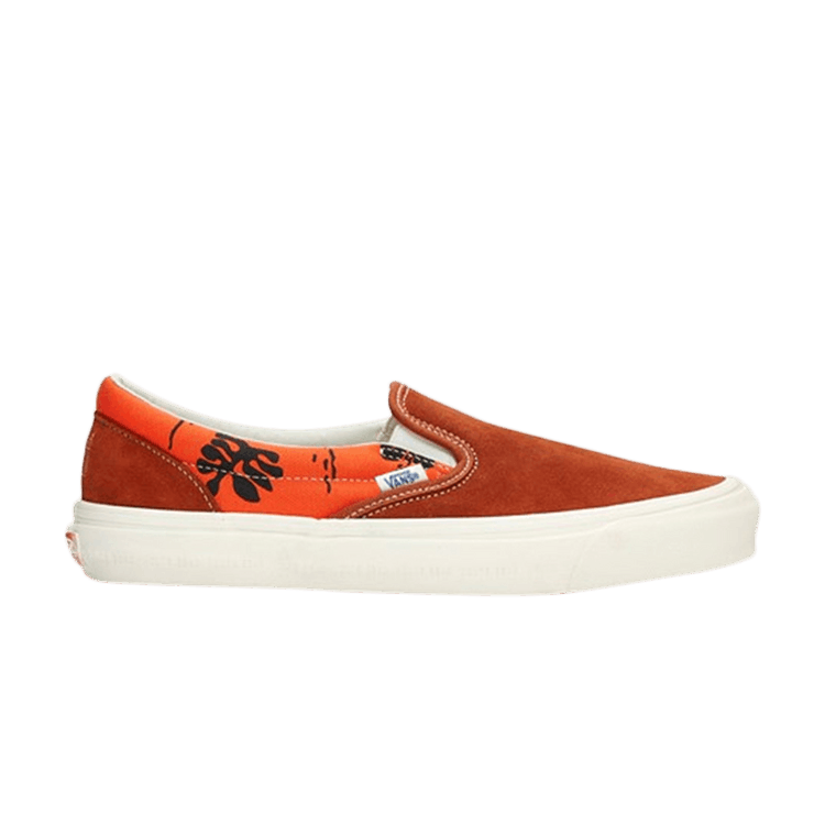 Vans Slip-On Modernica Orange Hawaiian Print
