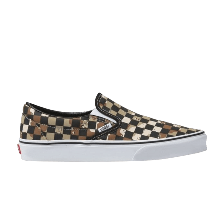 Vans Classic Slip-On Checkerboard Camo Desert