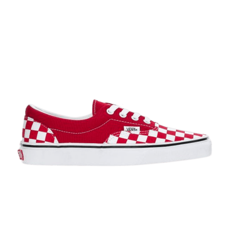 Vans Era Checkerboard Racing Red