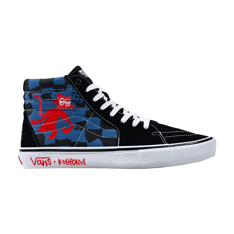 Vans Sk8-Hi Krooked By Natas For Ray Black Blue