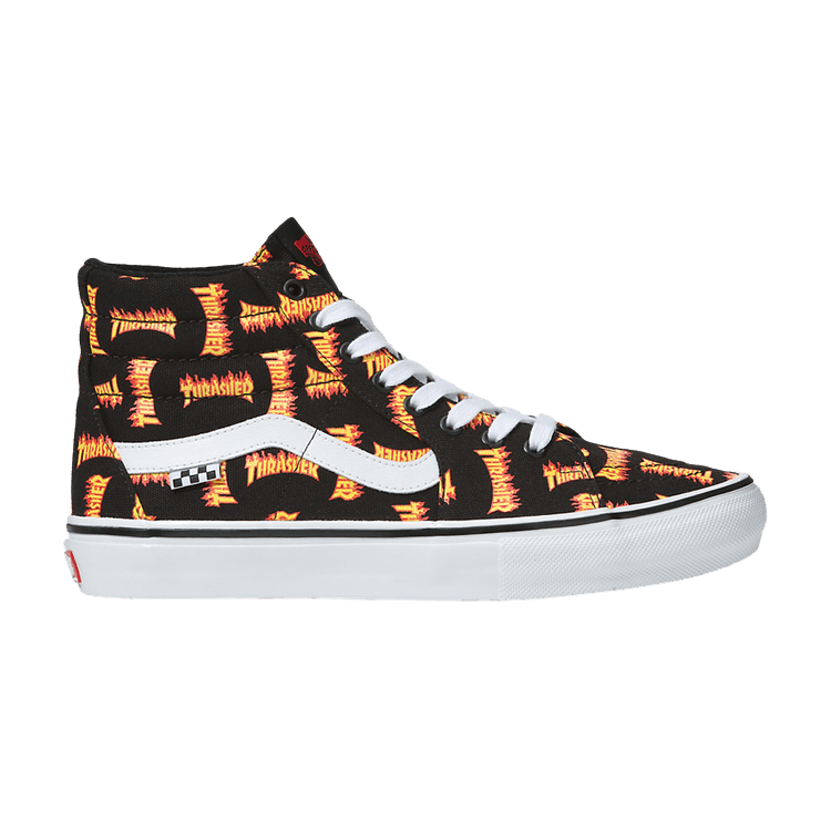 Vans Sk8-Hi Thrasher Allover Logo Black