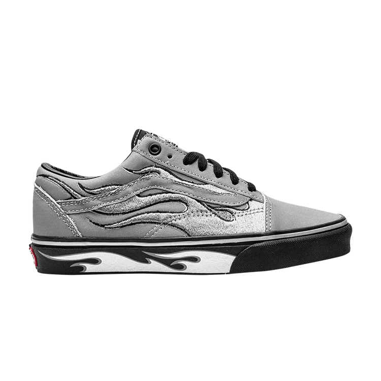 Vans Old Skool A$AP Worldwide Silver Reflective Flames