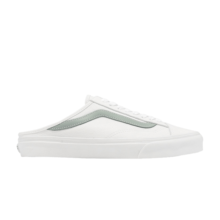 Vans Leather Style 36 Mule True Green Milieu