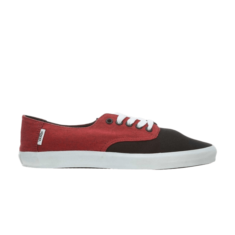 Vans Chambray Fashion Sneakers (Chambray) Red/Black