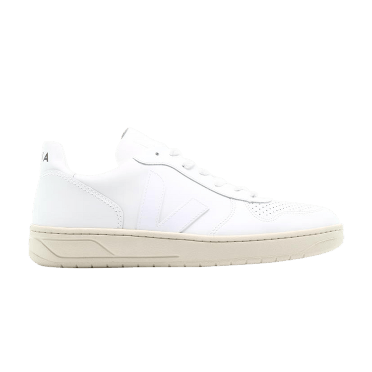 Veja V-10 Leather White White