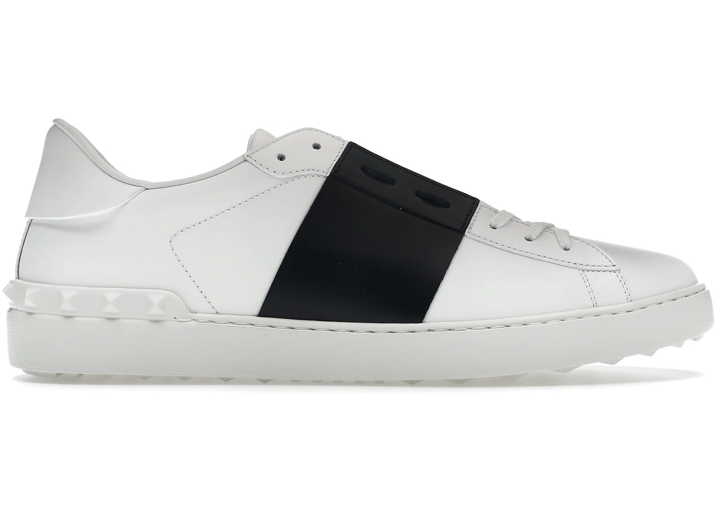 Valentino Garavani Open White Black Band White