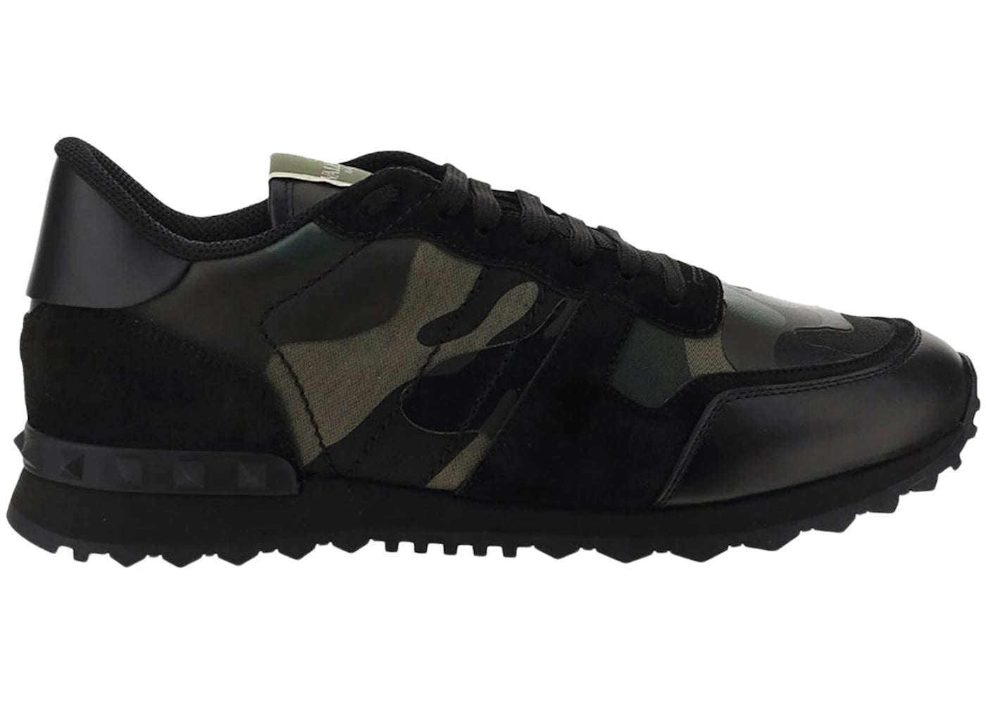 Valentino Garavani Rockrunner Camouflage Black Black Green