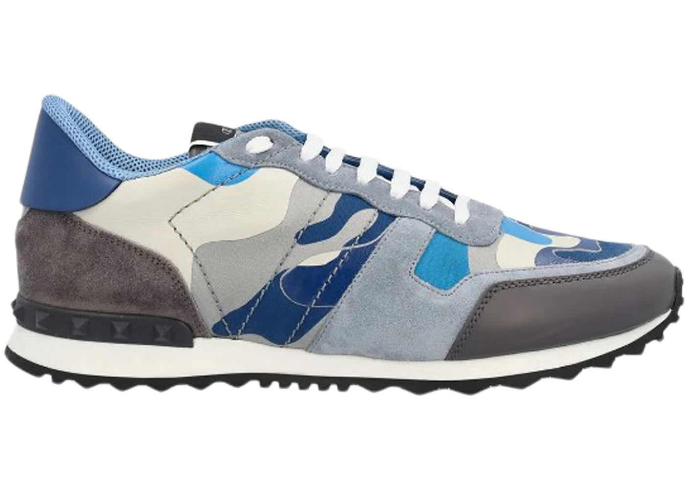 Valentino Garavani Rockrunner Camouflage Blue Grey