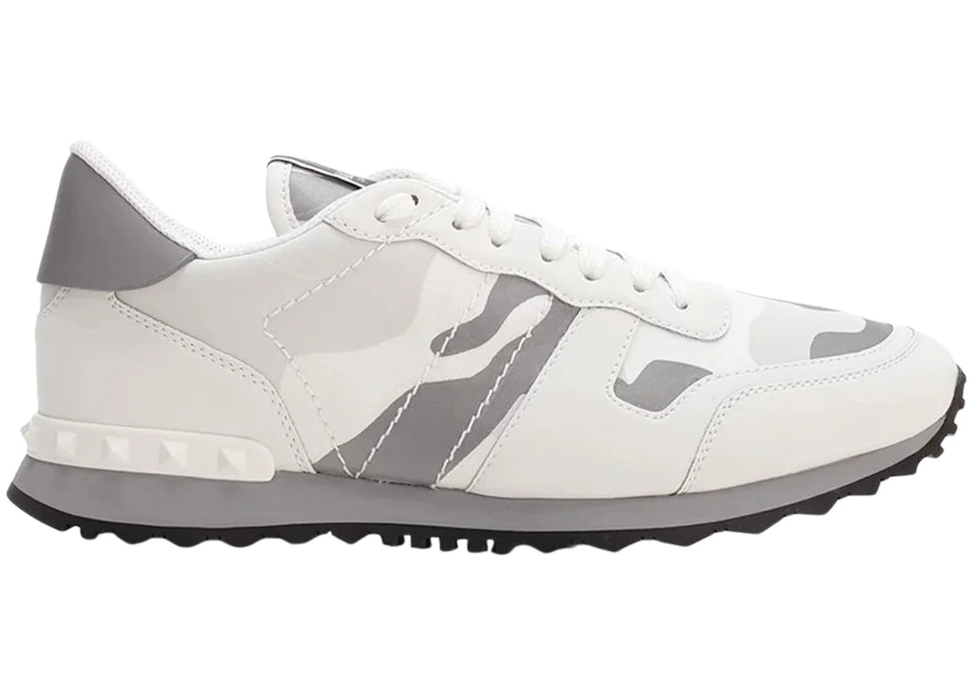 Valentino Garavani Rockrunner Camouflage White Grey