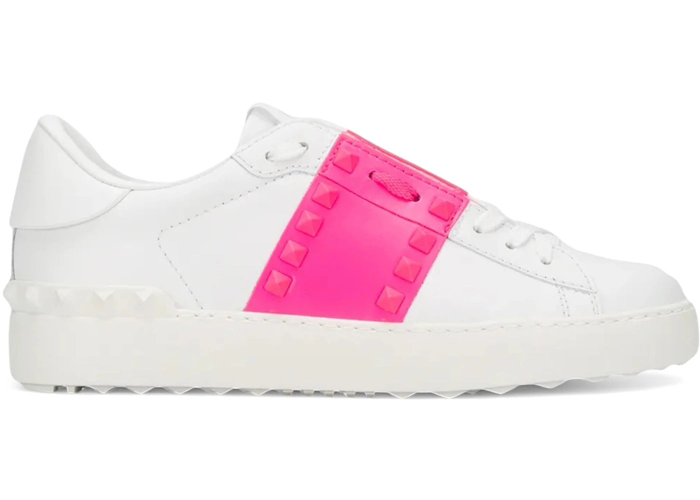 Valentino Garavani Rockstud Untitled White Pink (Women's)
