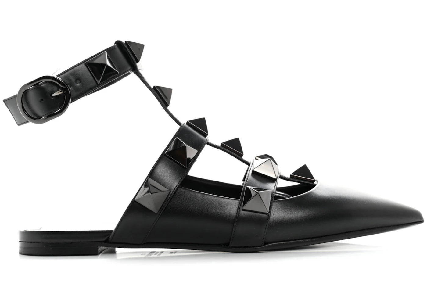 Valentino Garavani Roman Studs Sandals Black (Women's)