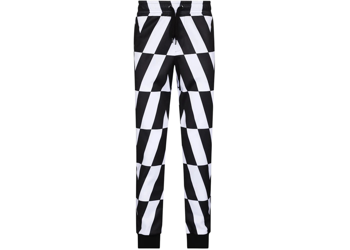 Valentino Optical Tapered Track Pants Black