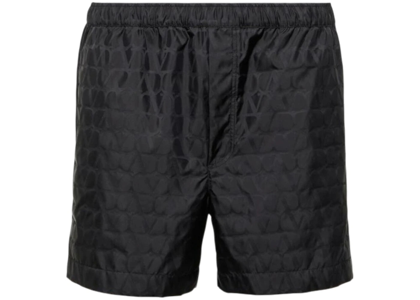 Valentino Optical V Mid-Rise Swim Shorts Navy