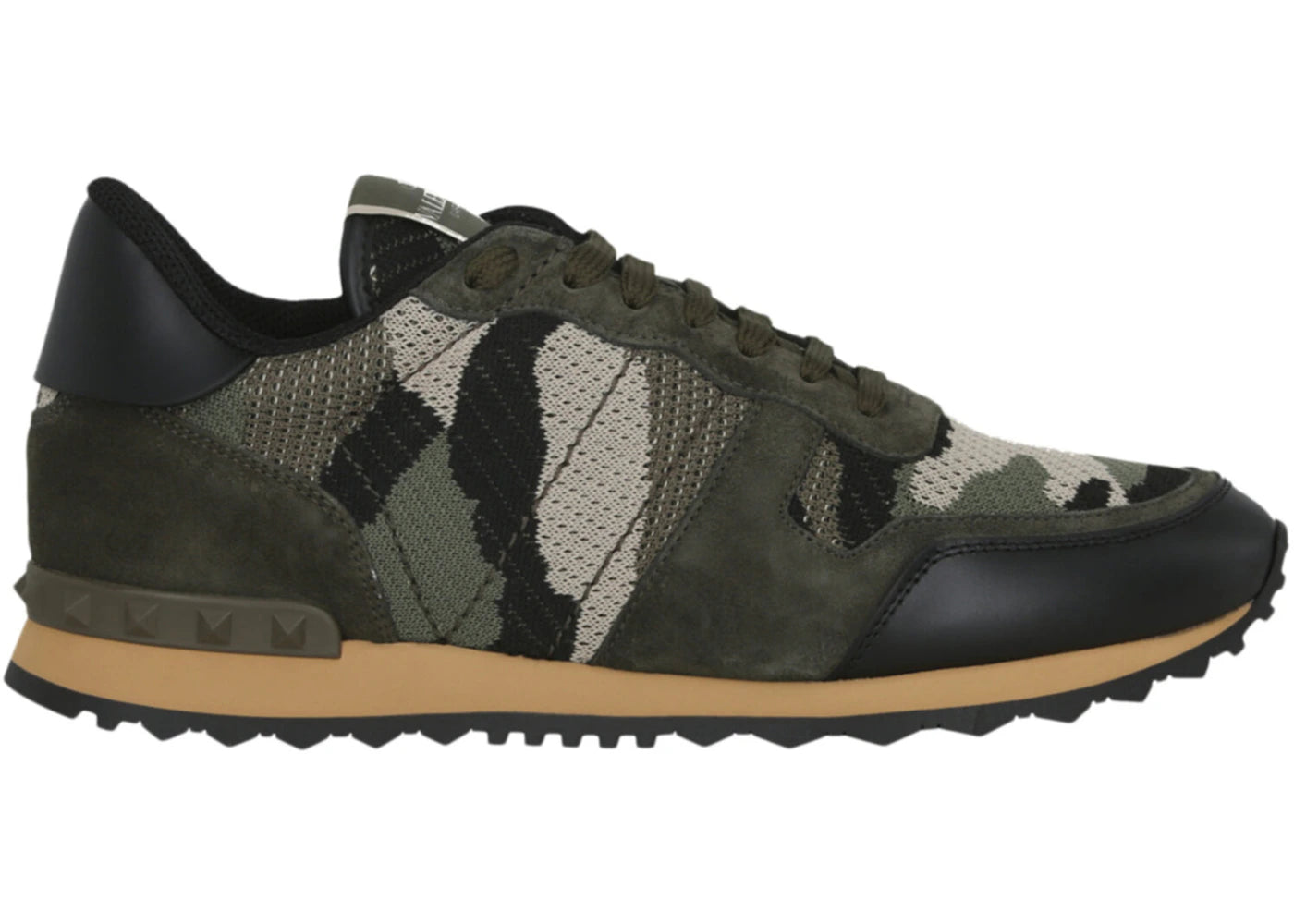 Valentino Rockrunner Army Green Camouflage