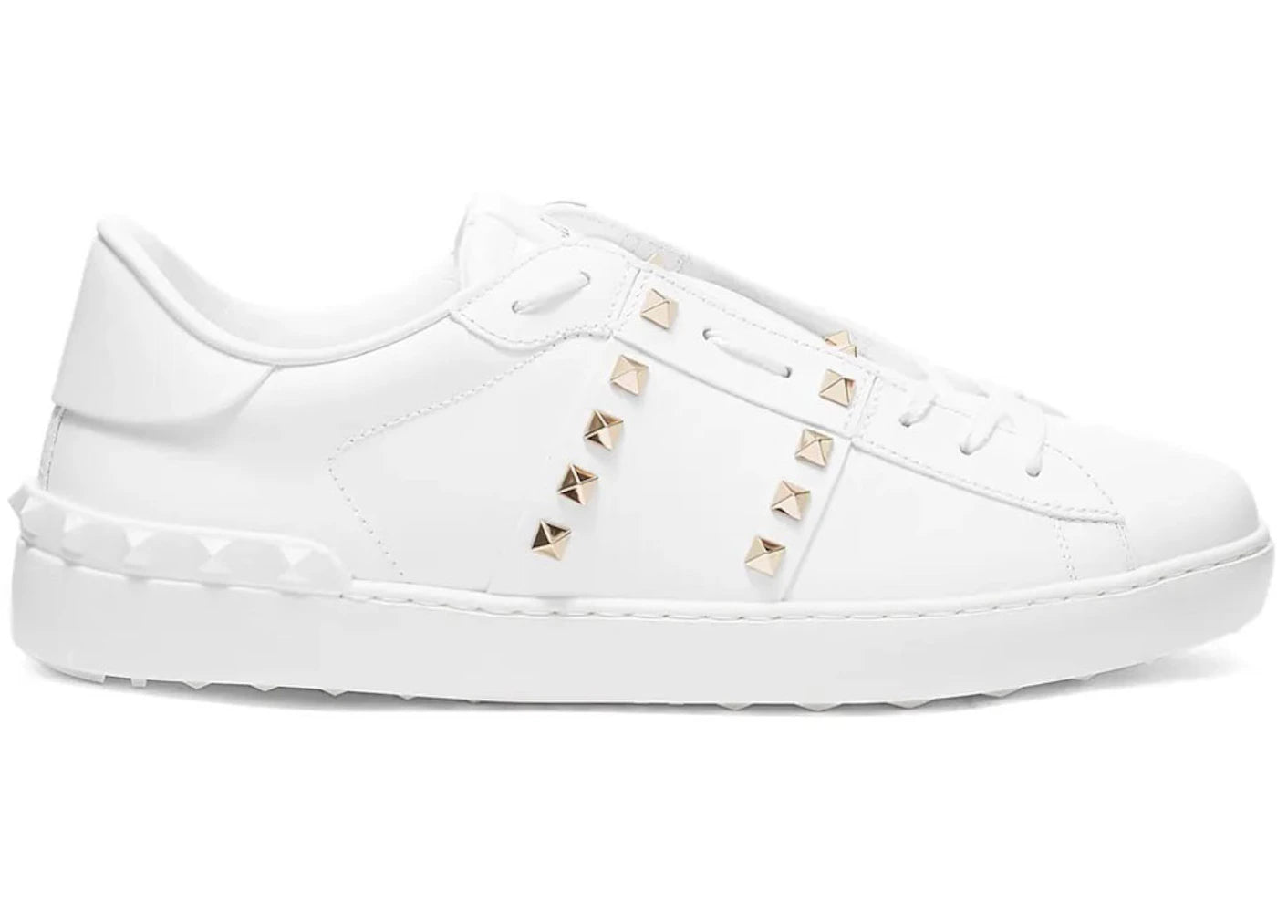 Valentino Rockstud Untitled White Gold