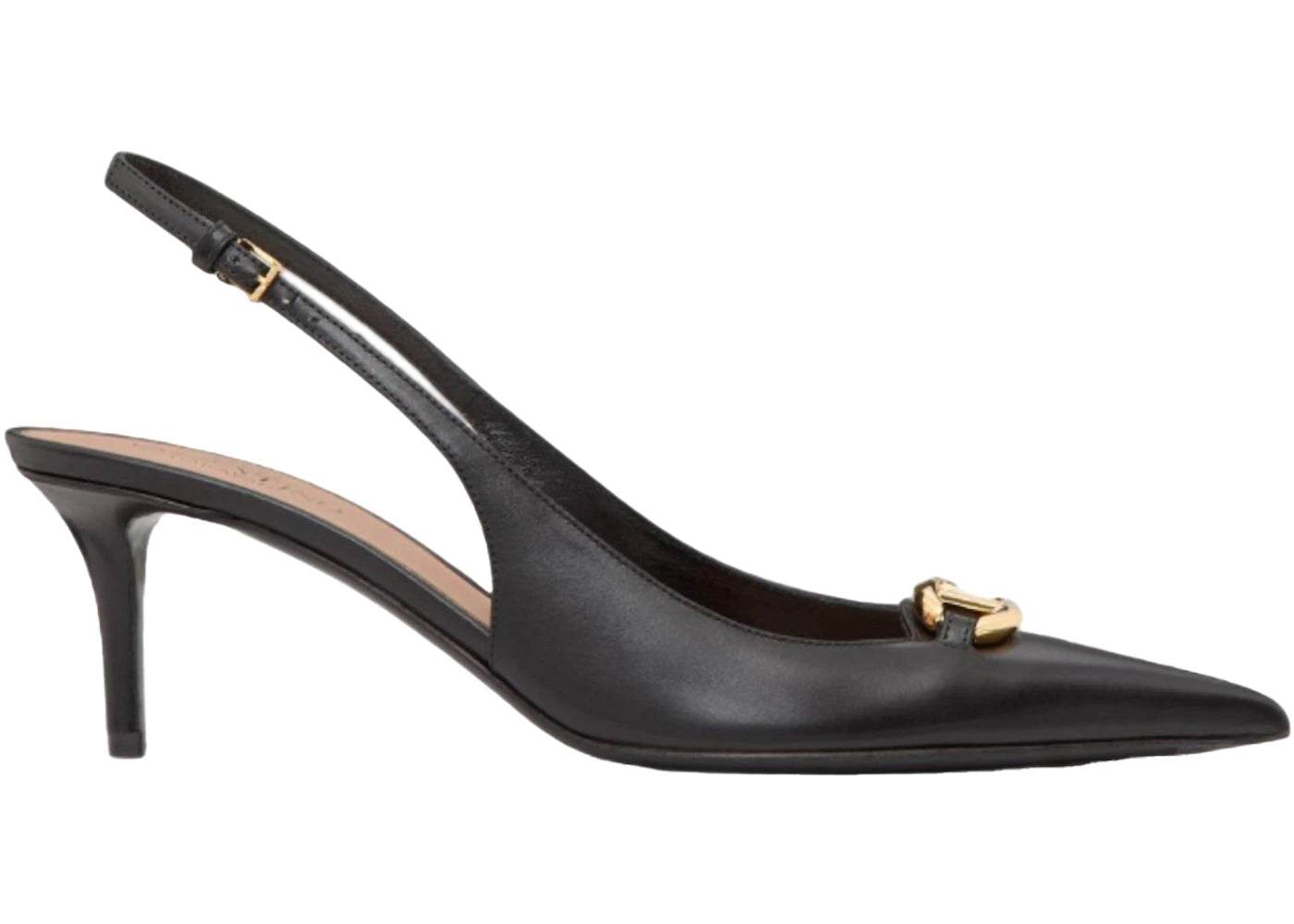 Valentino Slingback VLogo The Bold Edition Pumps Black (Women's)