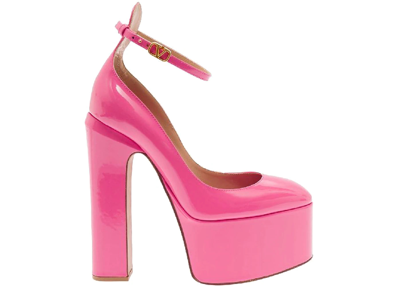 Valentino Tan-Go 155mm Platform Pumps Fuchsia (Women's)