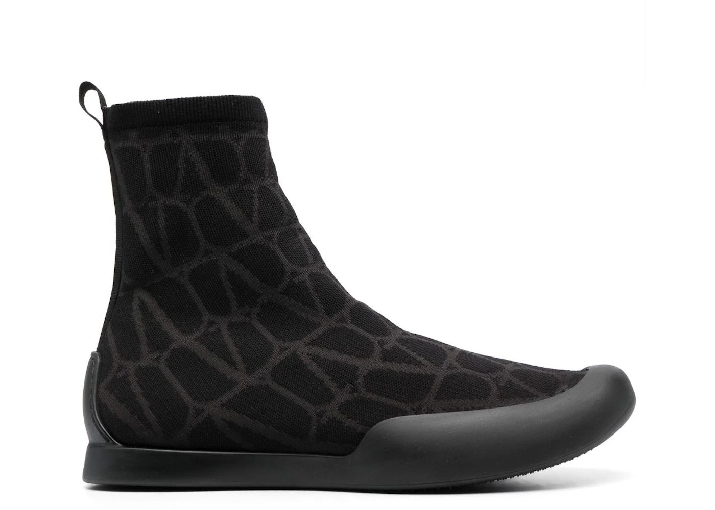 Valentino Toile Iconographe Sock Boot Black