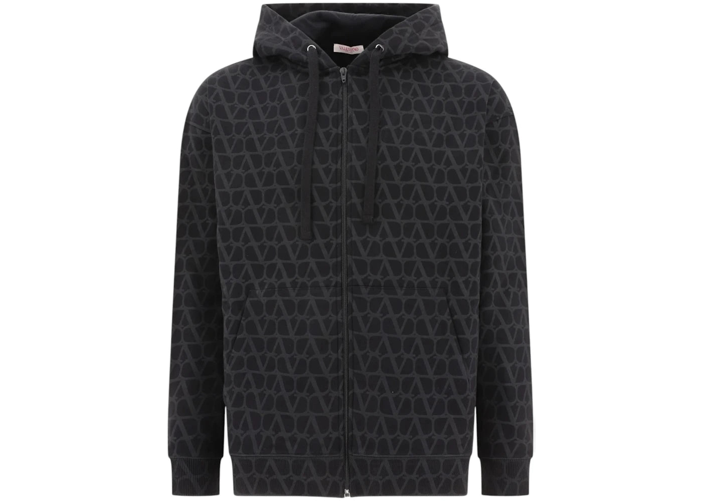 Valentino Toile Iconographe Zip Hoodie Navy