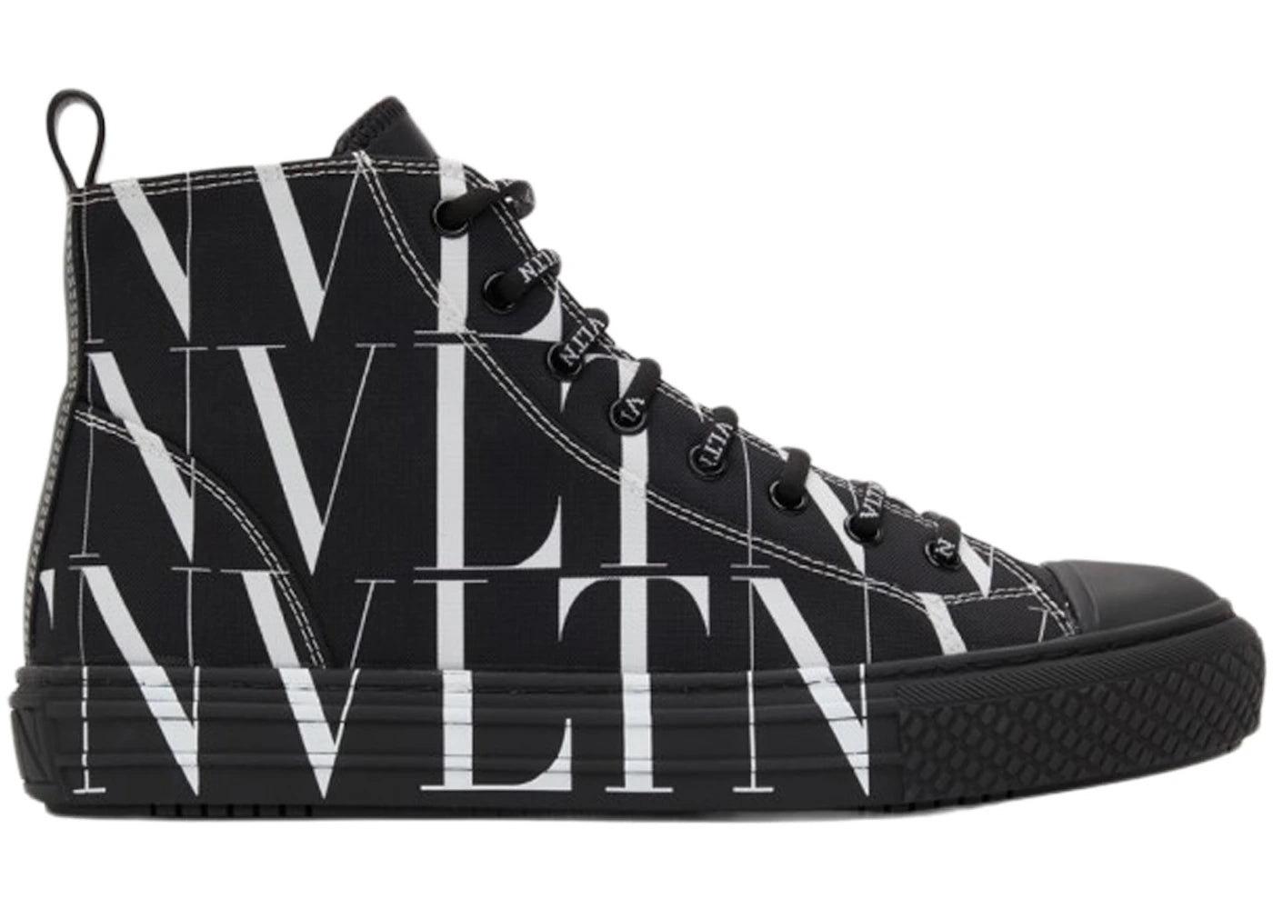 Valentino VLTN Giggies High Top Black White