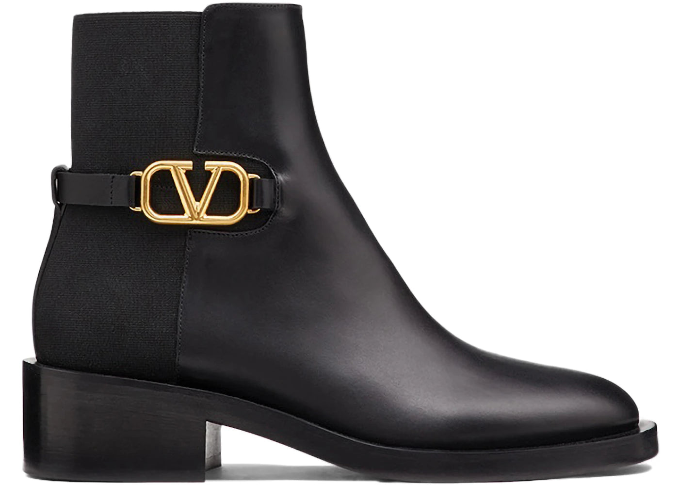 Valentino VLogo Signature Ankle Boot Black (Women's)