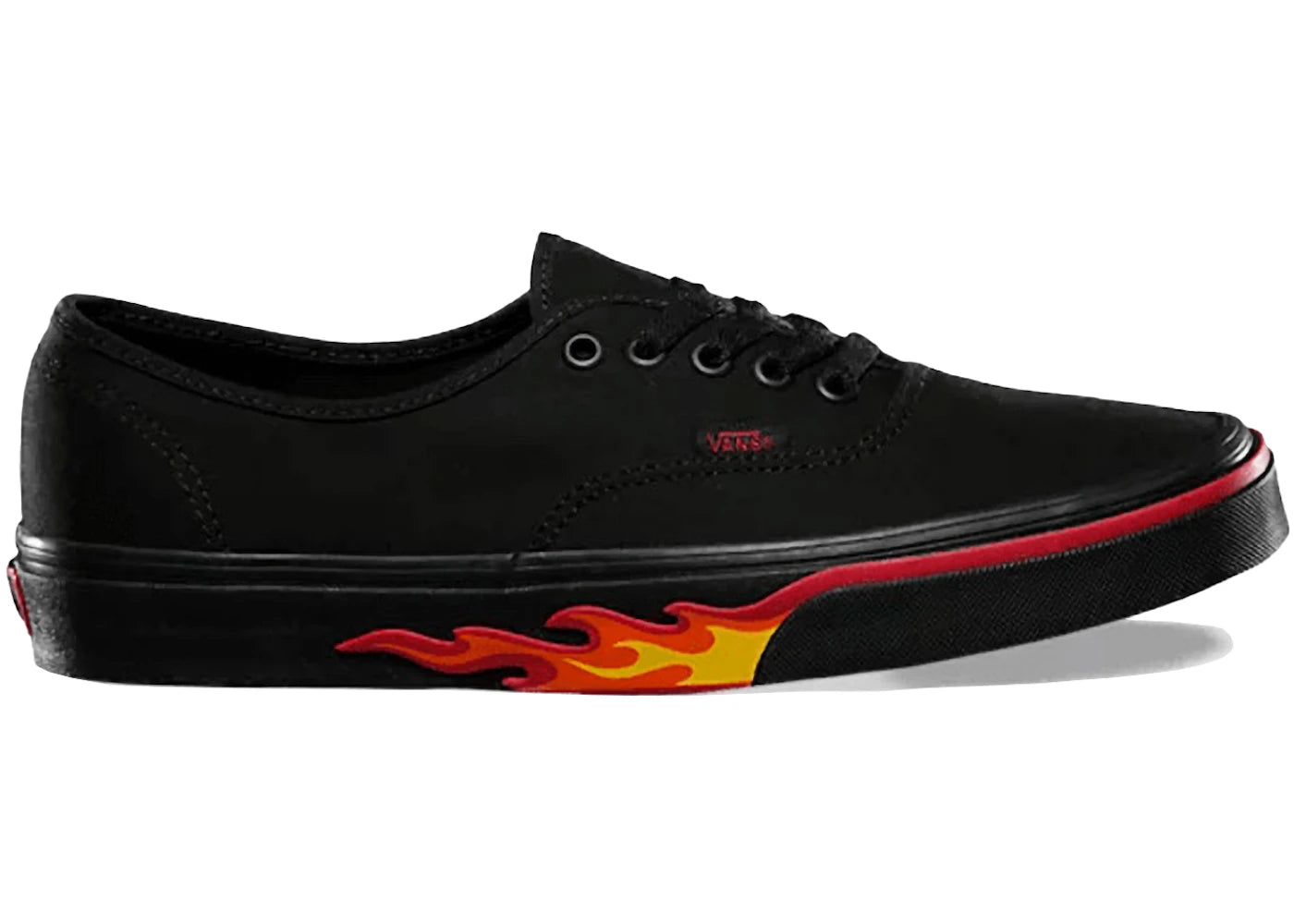 Vans Authentic Black Flame Wall