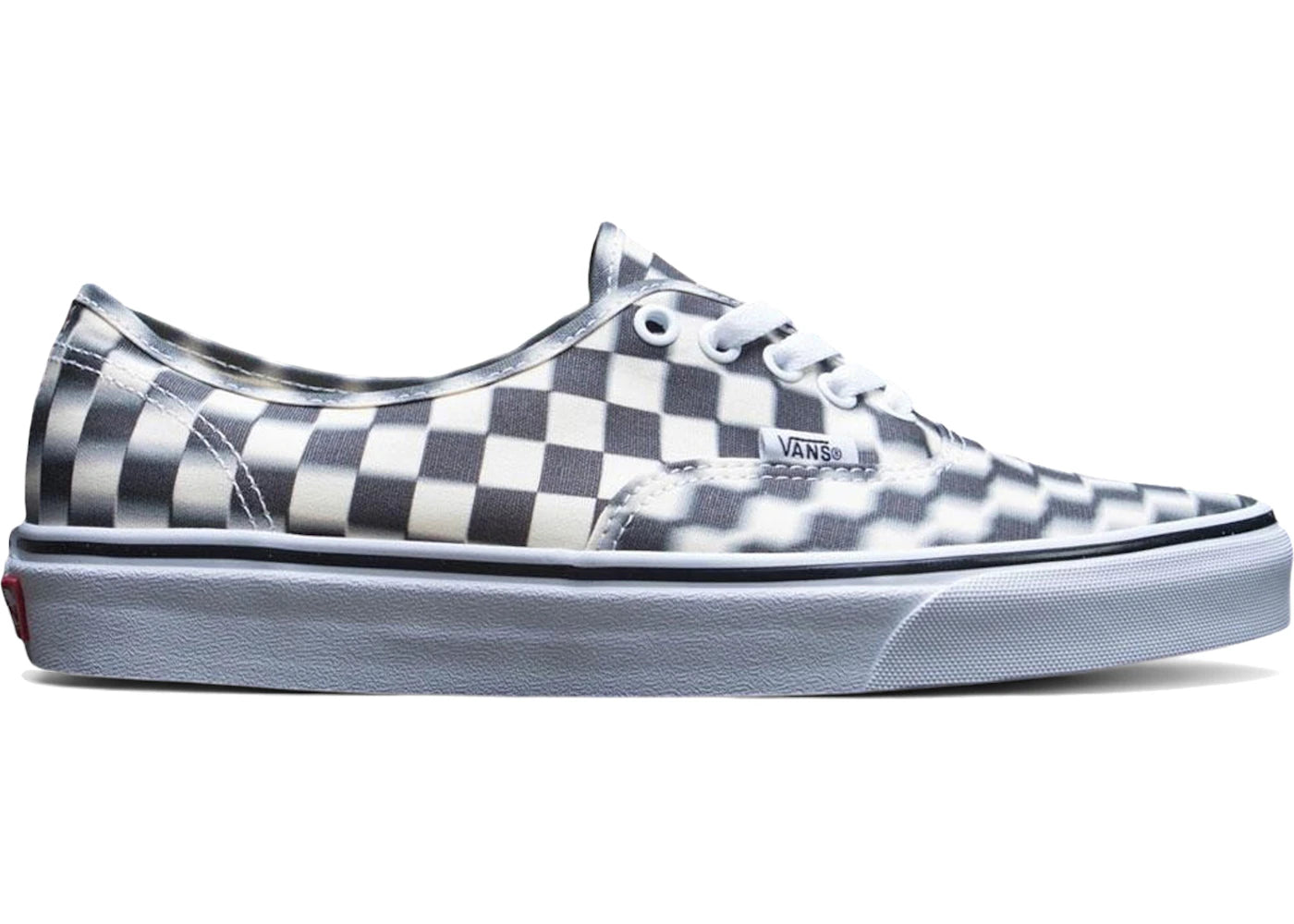 Vans Authentic Blur Checkboard Black White
