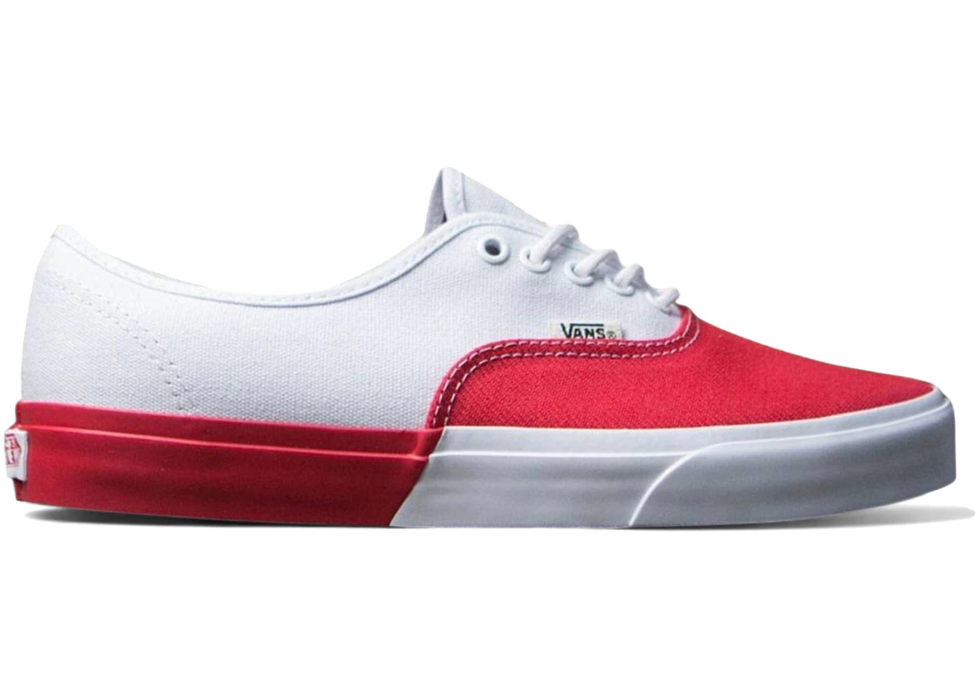 Vans Authentic DX Blocked White Racing Red