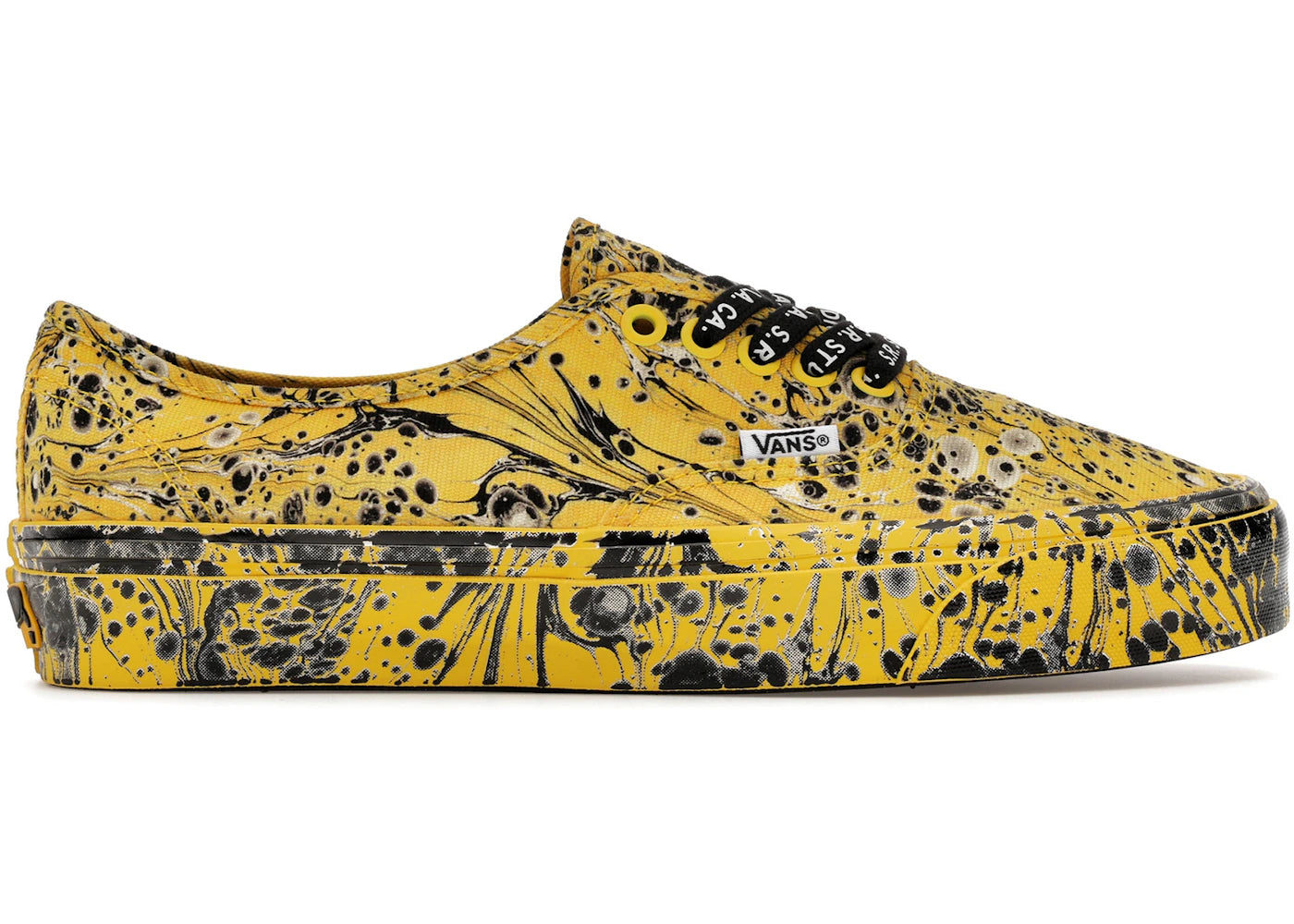 Vans Authentic S.R. Studio LA. CA. Black Yellow