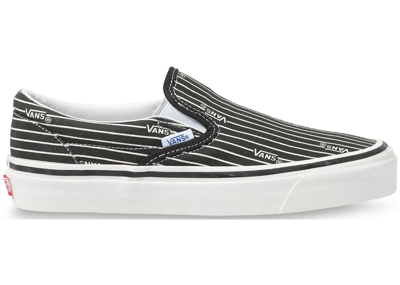 Vans Classic Slip-On 98 Anaheim Factory Stripes Black