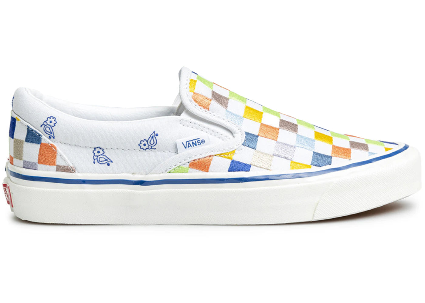 Vans Classic Slip-On 98 DX Anaheim Factory Heritage Embroidery White