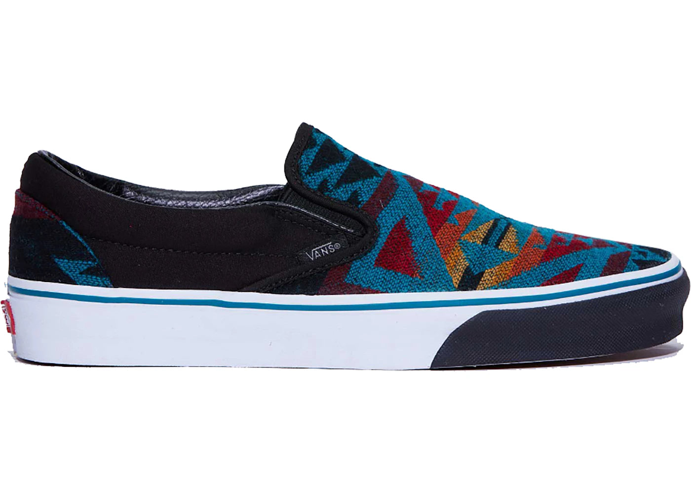 Vans Classic Slip-On All Nations Skate Jam Black