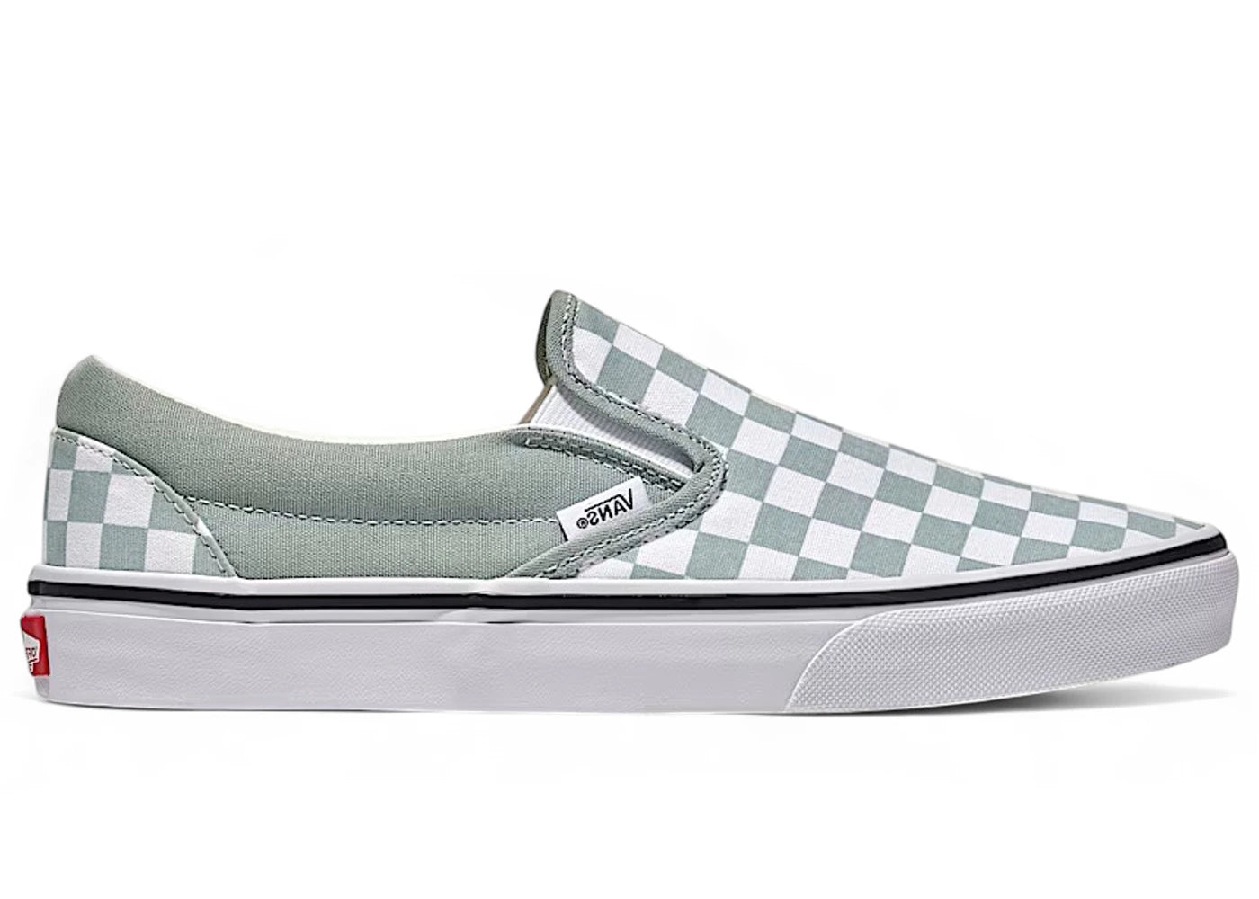 Vans Classic Slip-On Checkerboard Pure Grey White