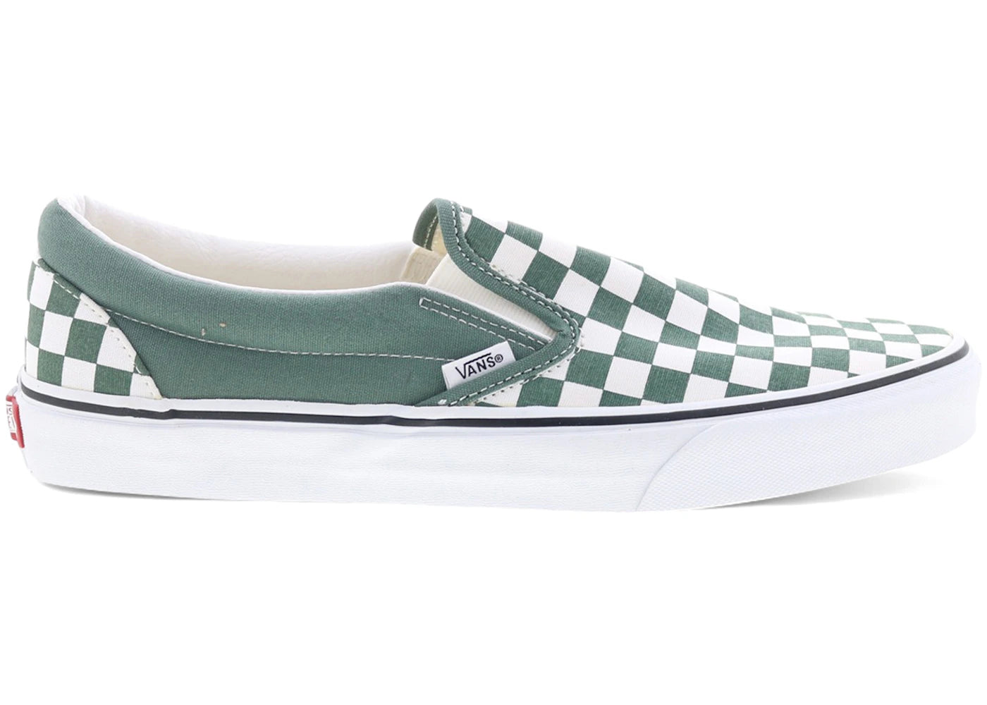 Vans Classic Slip-On Color Theory Checkerboard Green White
