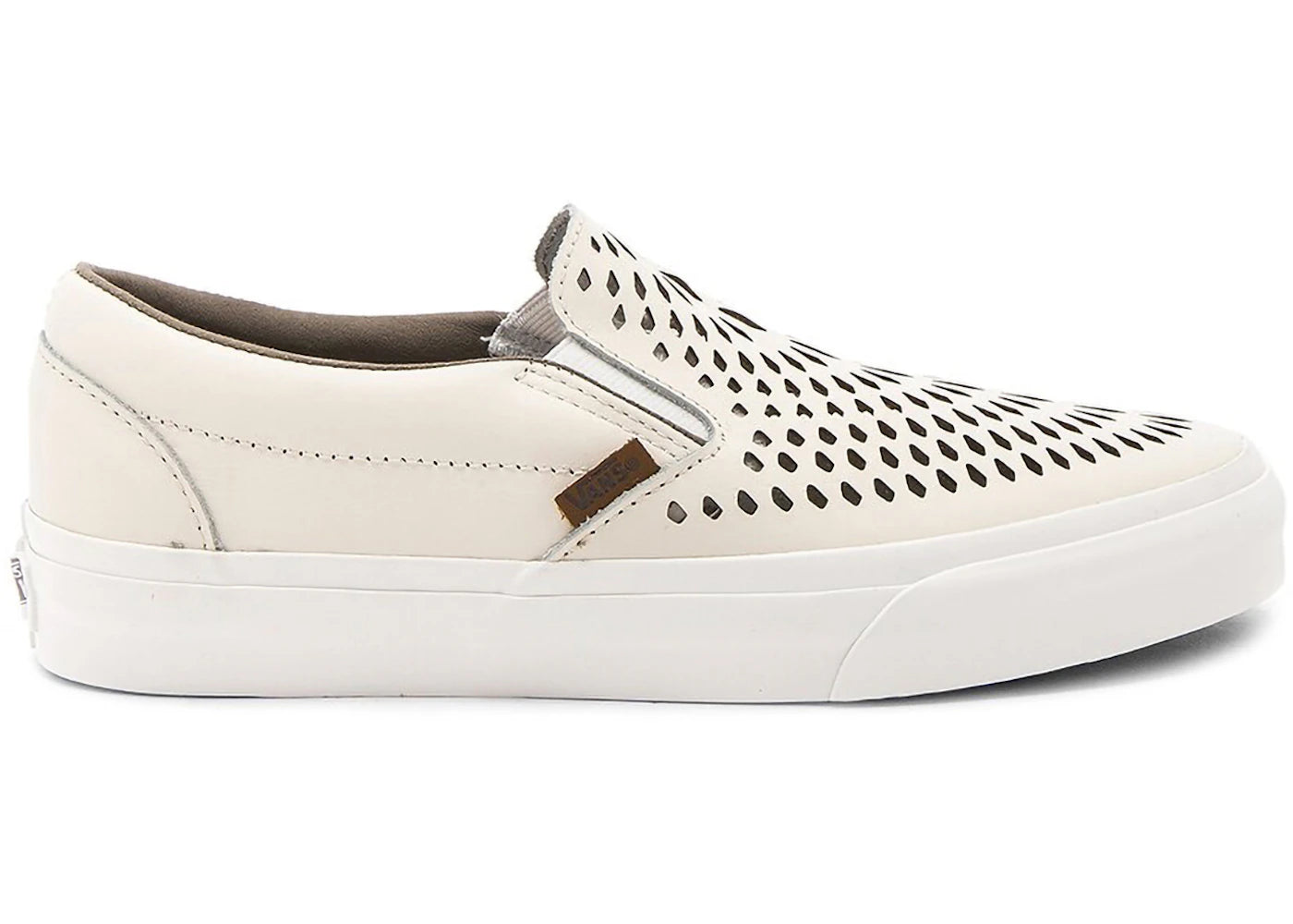 Vans Classic Slip-On DX Turtledove Havana Perforated Leather