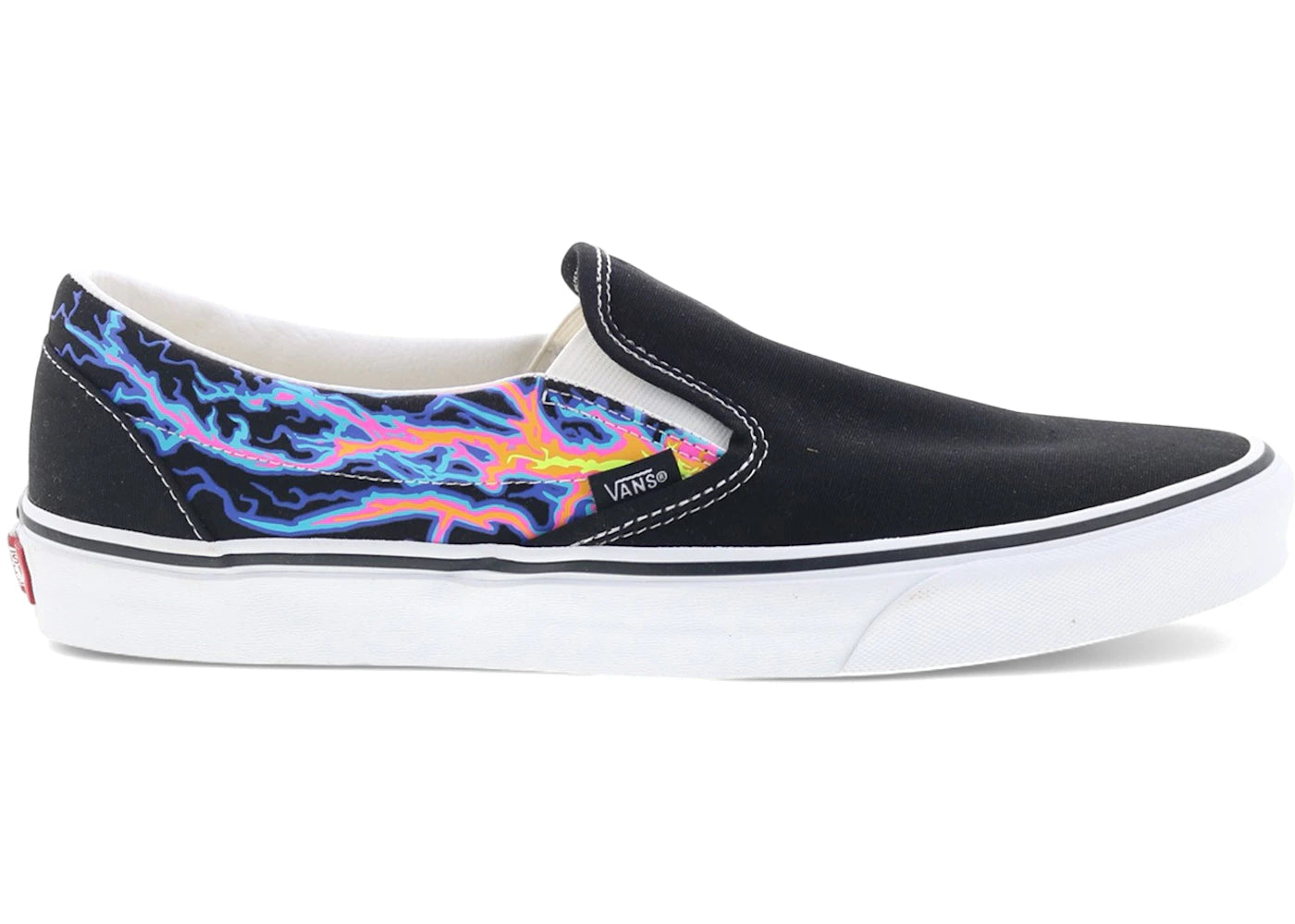 Vans Classic Slip-On Electric Flame Black Red