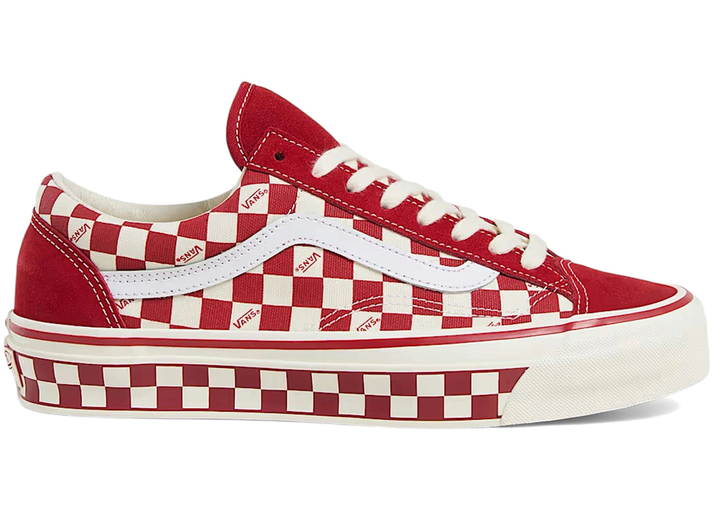 Vans Old Skool 36 Premium Checkerboard Chili Pepper Red