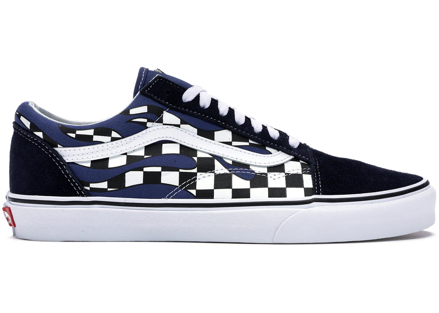 Vans Old Skool Checkerboard Flame Blue