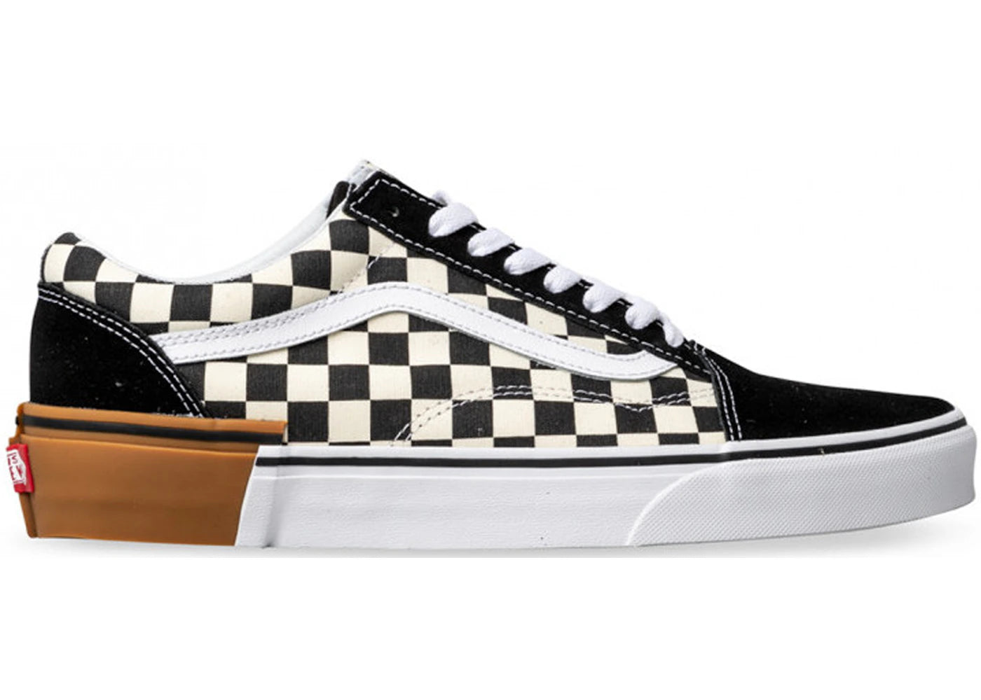 Vans Old Skool Checkerboard Gum Sole