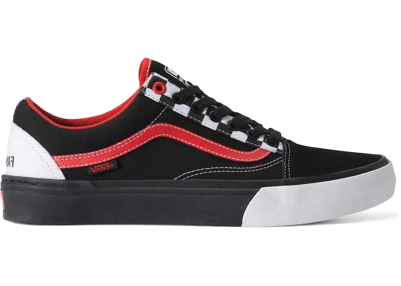 Vans Old Skool FANAYOH BMX Black White Red