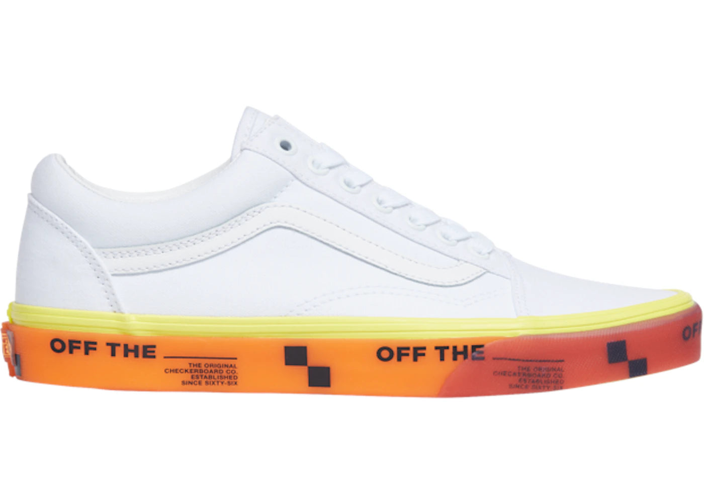 Vans Old Skool Off The _ White Yellow