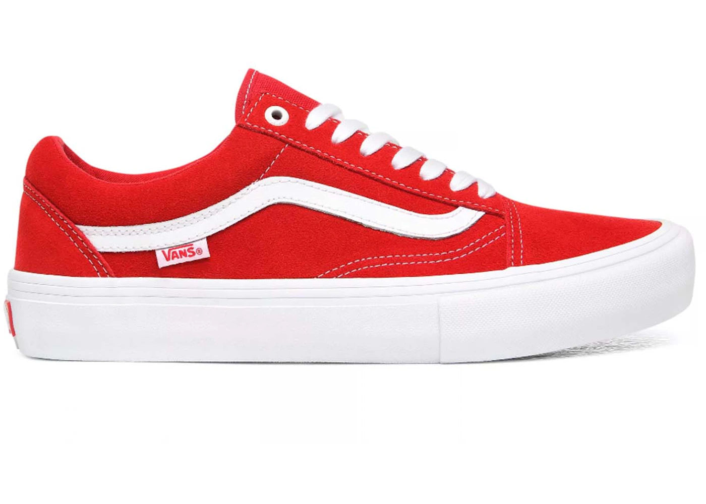 Vans Old Skool Pro Suede Suede Red White
