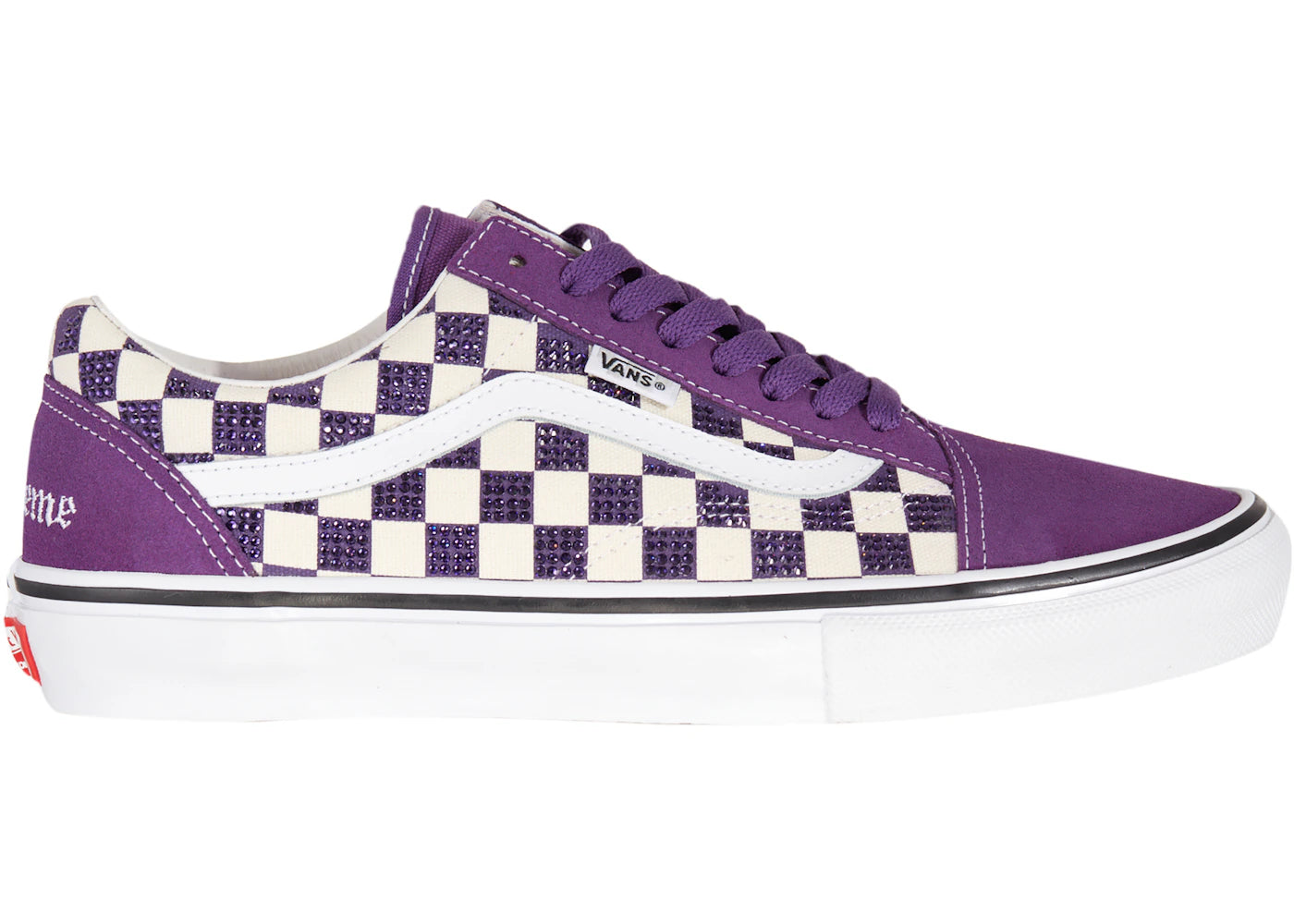 Vans Old Skool Supreme Swarovski Purple