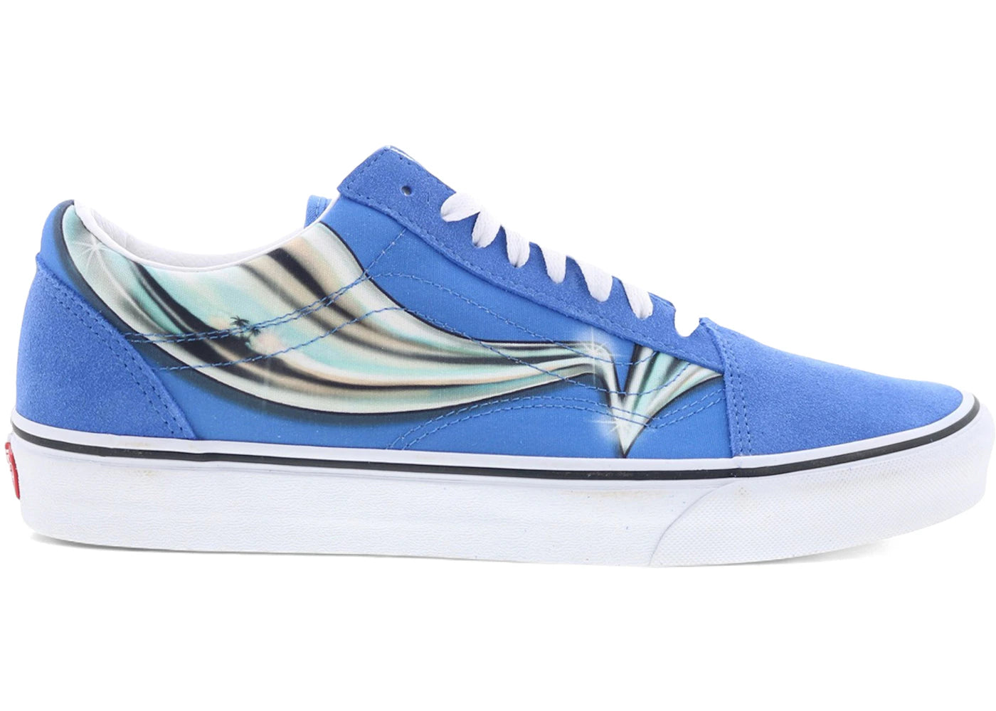 Vans Old Skool Warp Nebula Blue Chrome