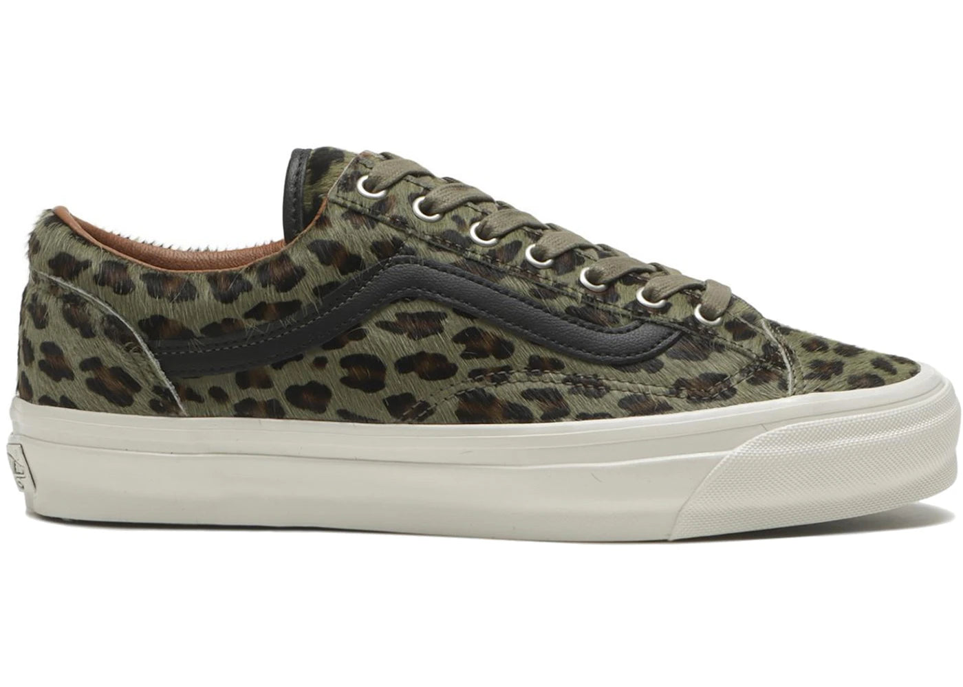 Vans Premium Old Skool 36 Pony Cheetah Olive