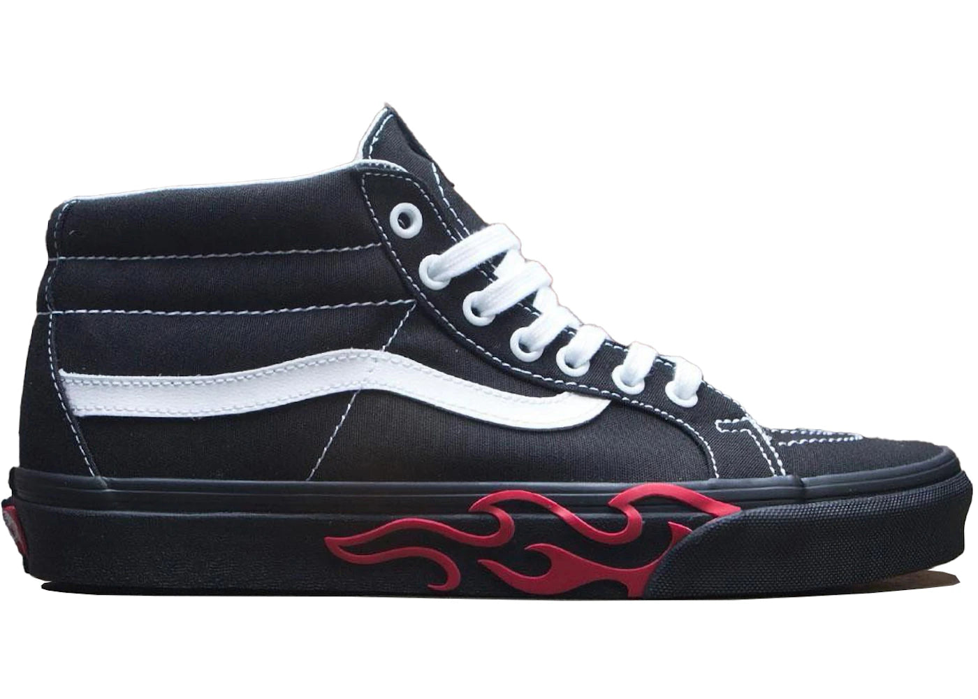 Vans SK8-Hi Mid Black Flames
